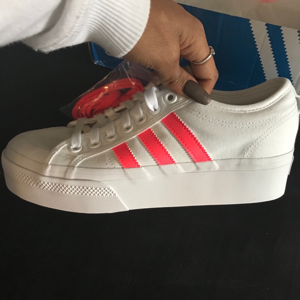 Women’s Adidas Nizza platform sneakers